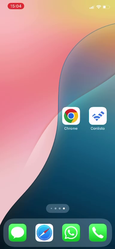 Congratulations! Your Conlisto app is ready to use on your home screen.